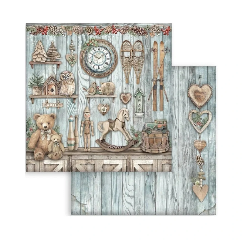Stamperia The Owl's House scrapbook papier 8x8
