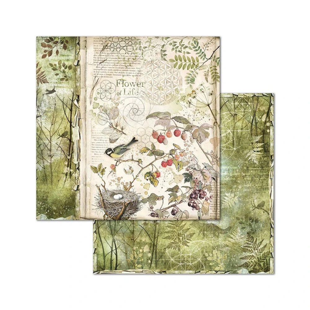 Stamperia Scrapbook papier – Forest 8x8
