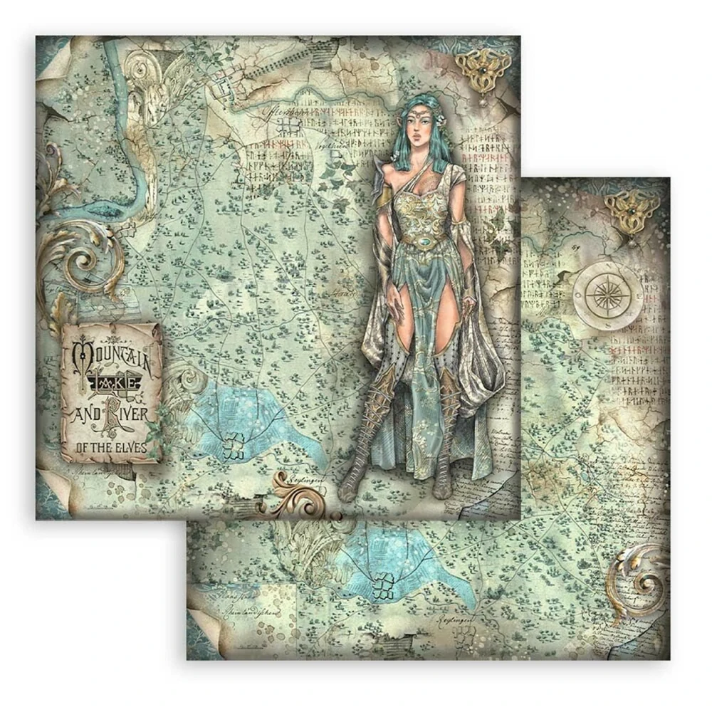 Stamperia Scrapbook papier – Magic Forest 12x12