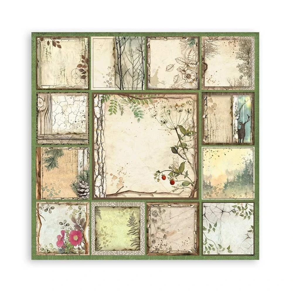 Stamperia Scrapbook papier – Forest Maxi 12x12