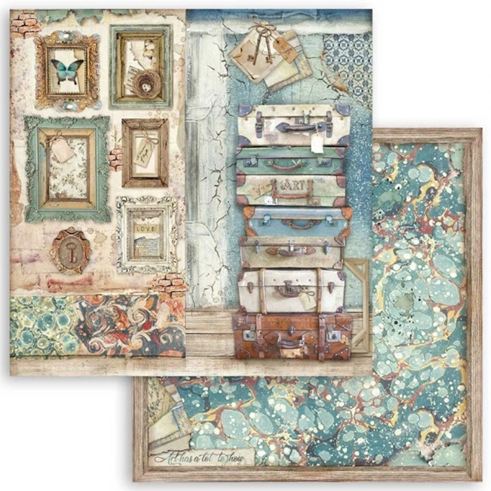 Stamperia Scrapbook papier – Atelier des Arts 12x12
