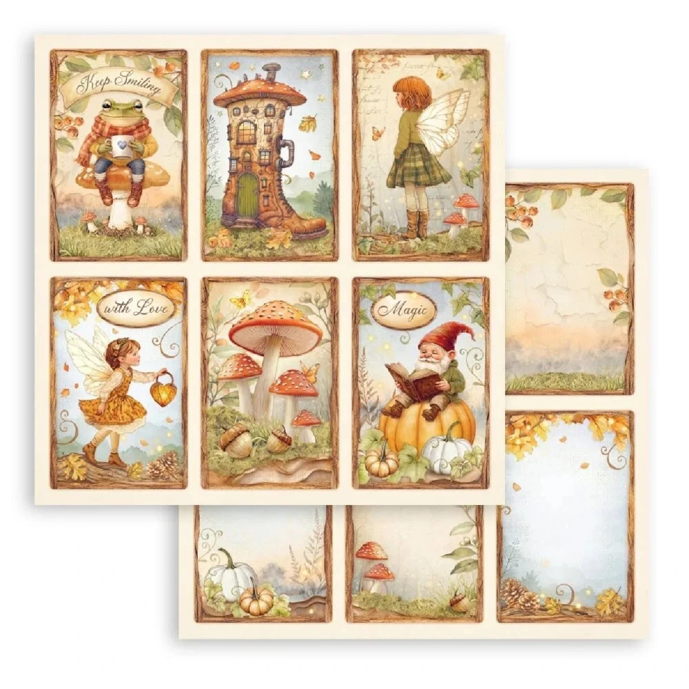 Stamperia Scrapbook papier – Whispering Woods 12x12