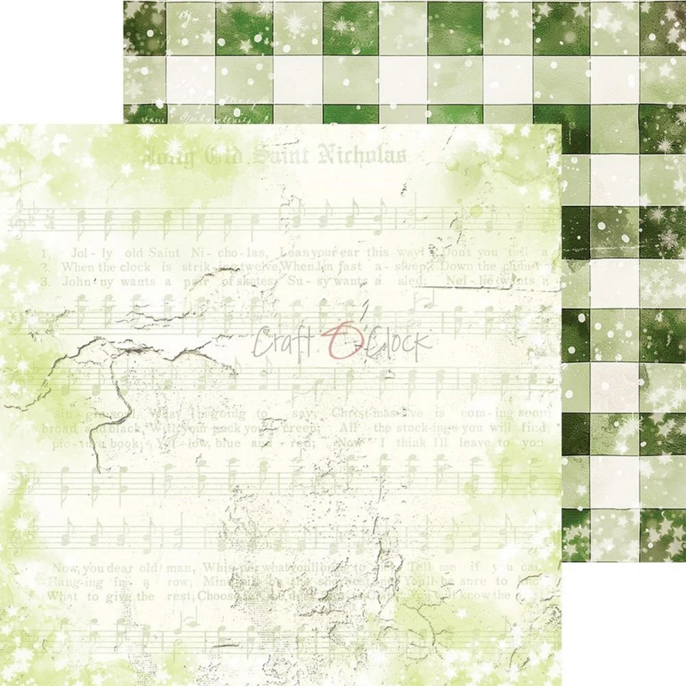 Craft O´ Clock Scrapbook papier - Christmas Everywhere 8x8 Mix