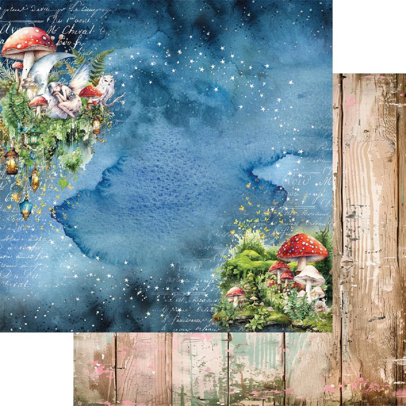 Alchemy of Art Scrapbook papier The World of Fairies 12x12