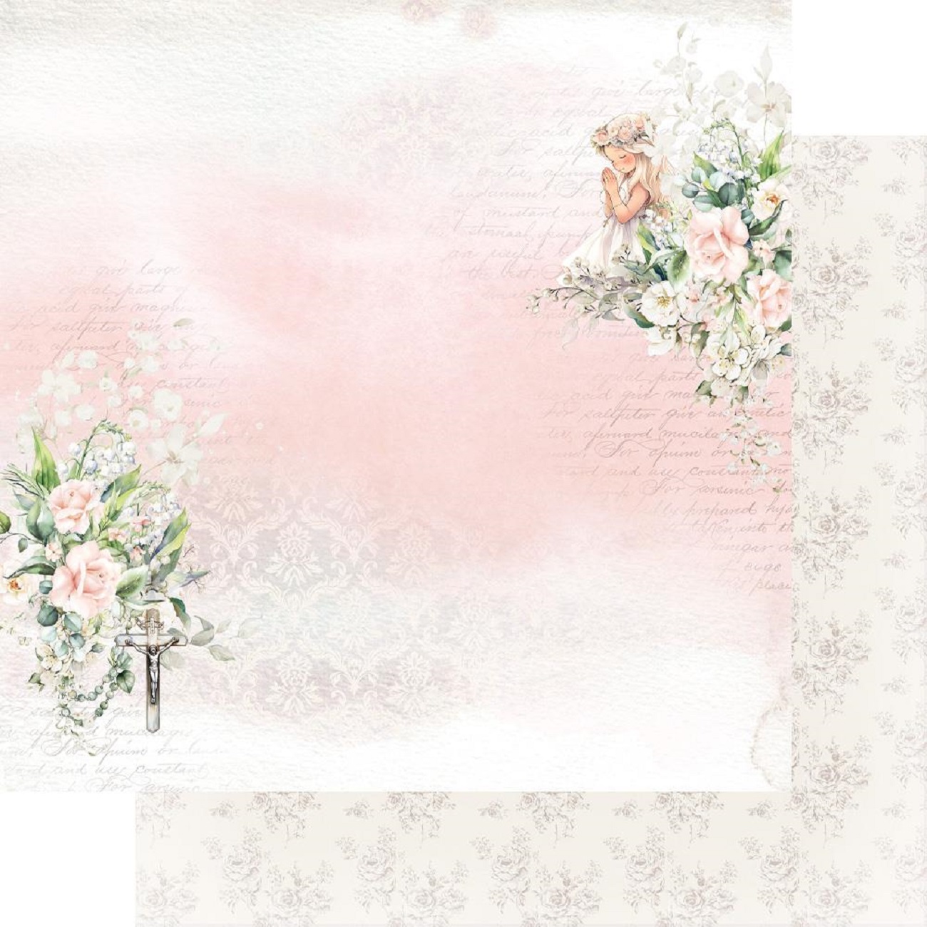 Alchemy of Art Scrapbook papier First Holy Communion 12x12