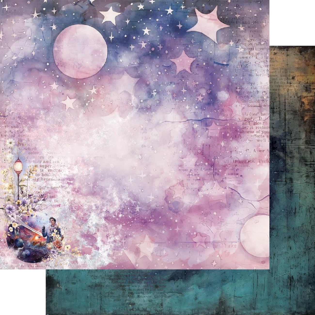 Alchemy of Art Scrapbook papier Between Worlds 12x12