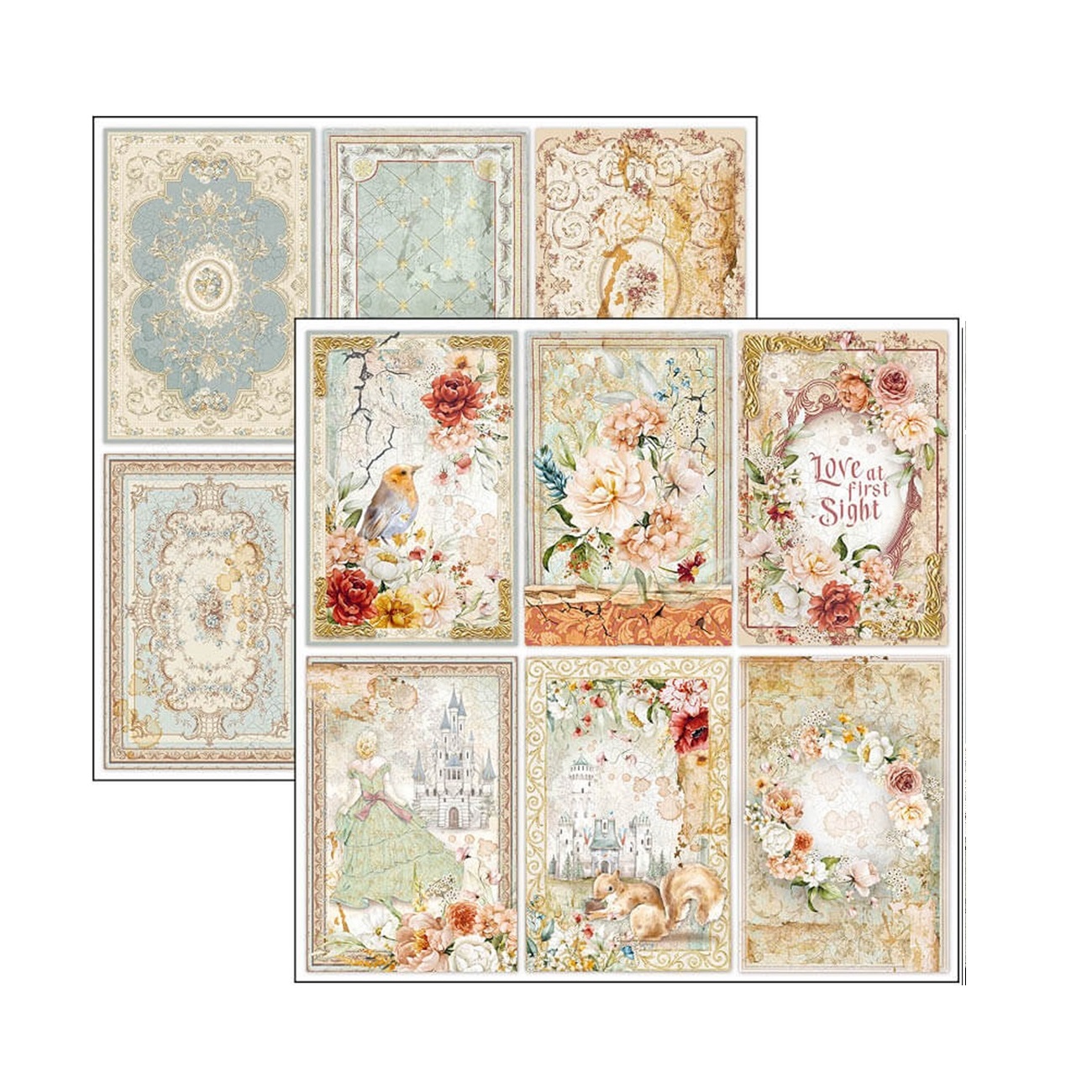 Ciao Bella Scrapbook papier Reign of Grace 8x8