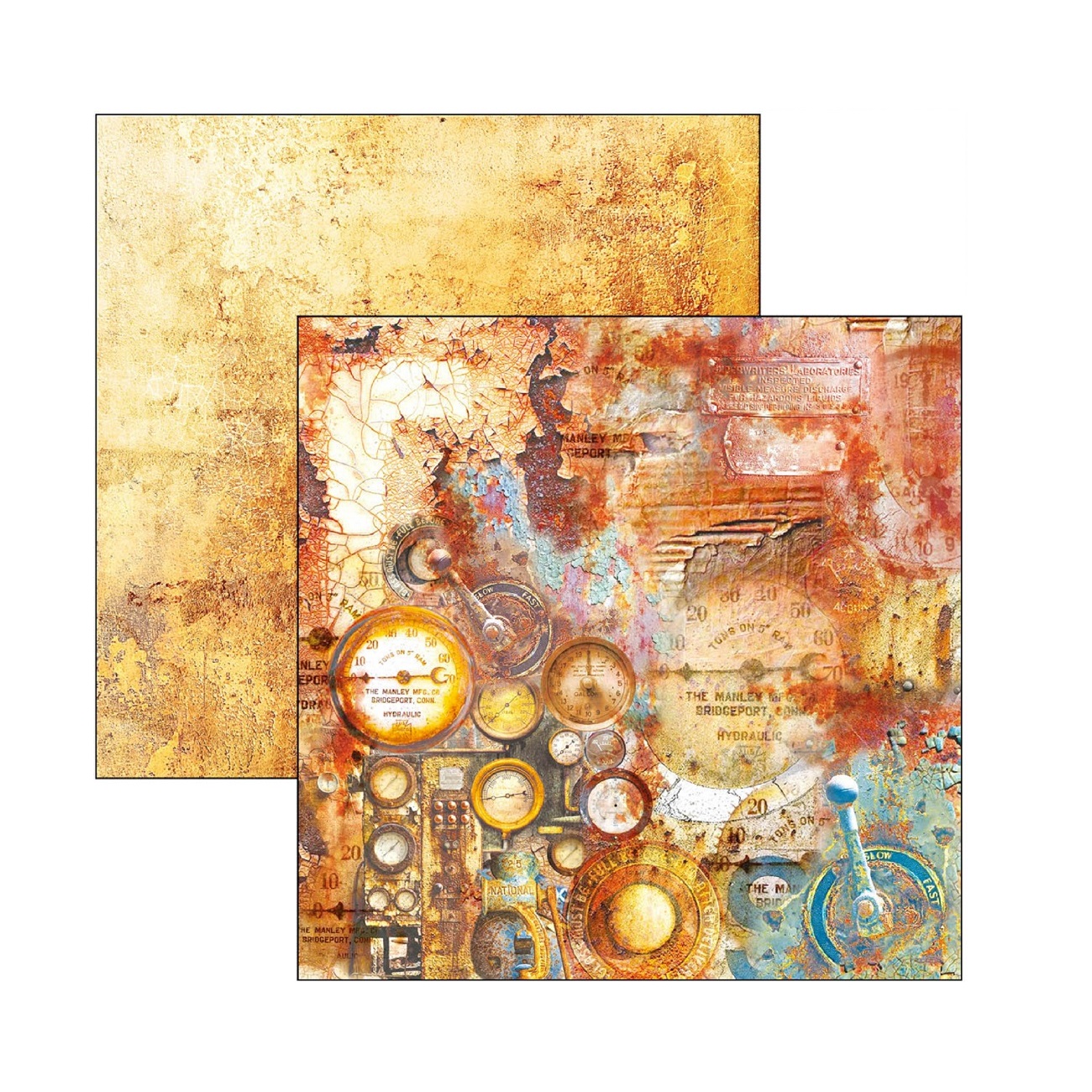 Ciao Bella Scrapbook papier Coral Reef 8x8