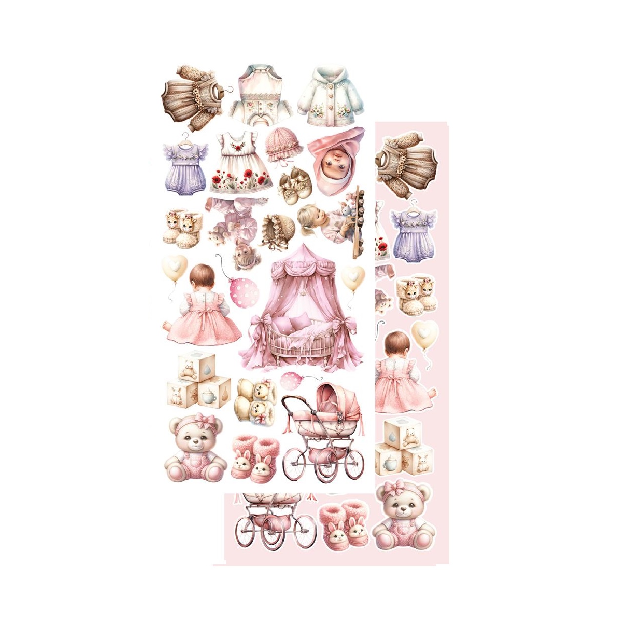Alchemy of Art Scrapbook papier My Little Baby Girl 6x12