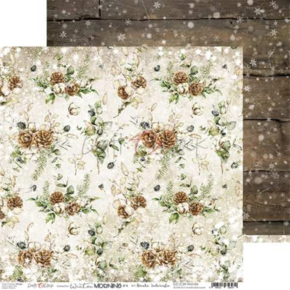 Craft O´ Clock Scrapbook papier - Winter Morning 8x8