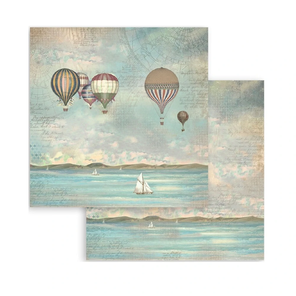 Stamperia Scrapbook papier – Sea Land 8x8