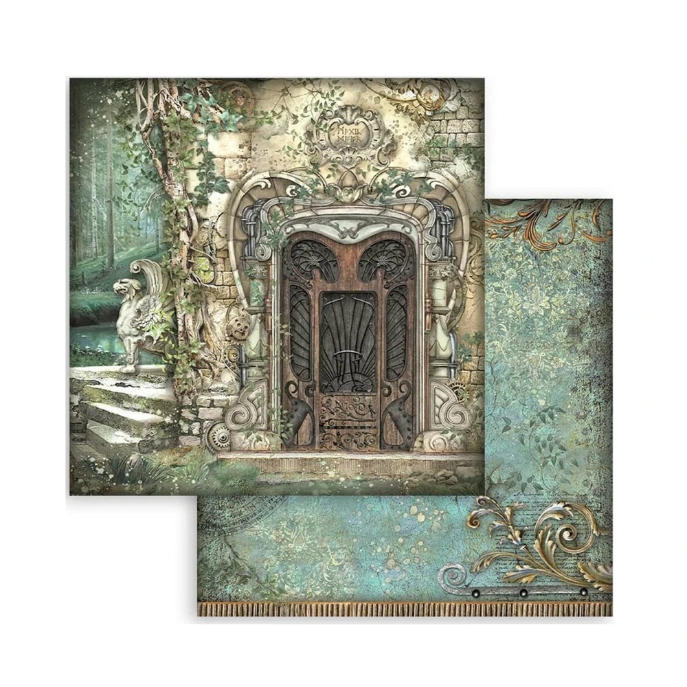 Stamperia Scrapbook papier – Magic Forest 8x8