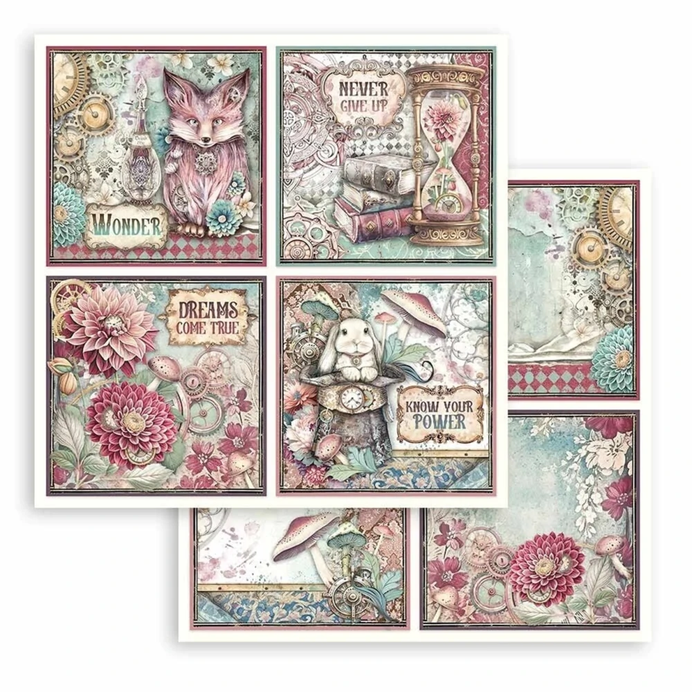 Stamperia Scrapbook papier – Master of Magic 8x8
