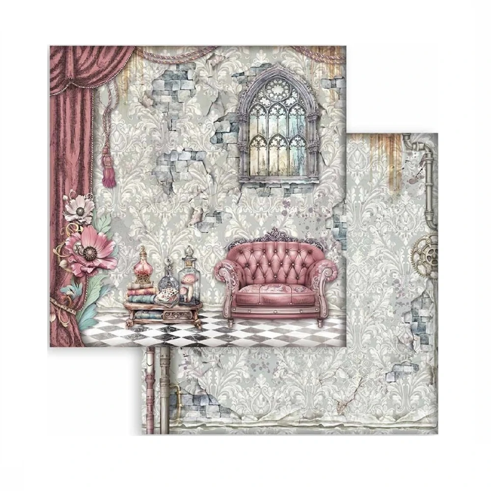 Stamperia Scrapbook papier – Master of Magic 8x8