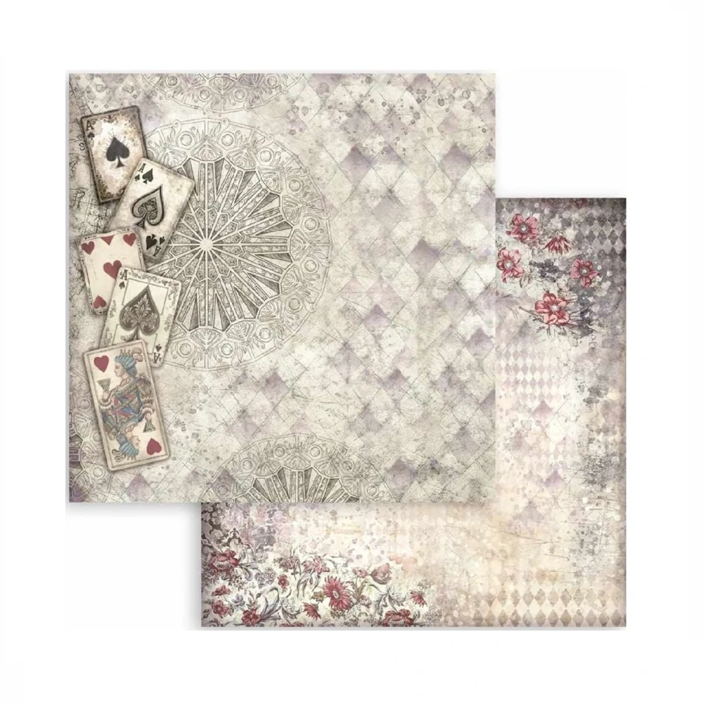 Stamperia Scrapbook papier – Master of Magic Backgrounds 8x8