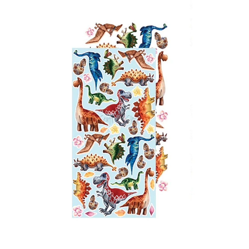 Craft O´ Clock Scrapbook papier - Dino Adventures 6x12