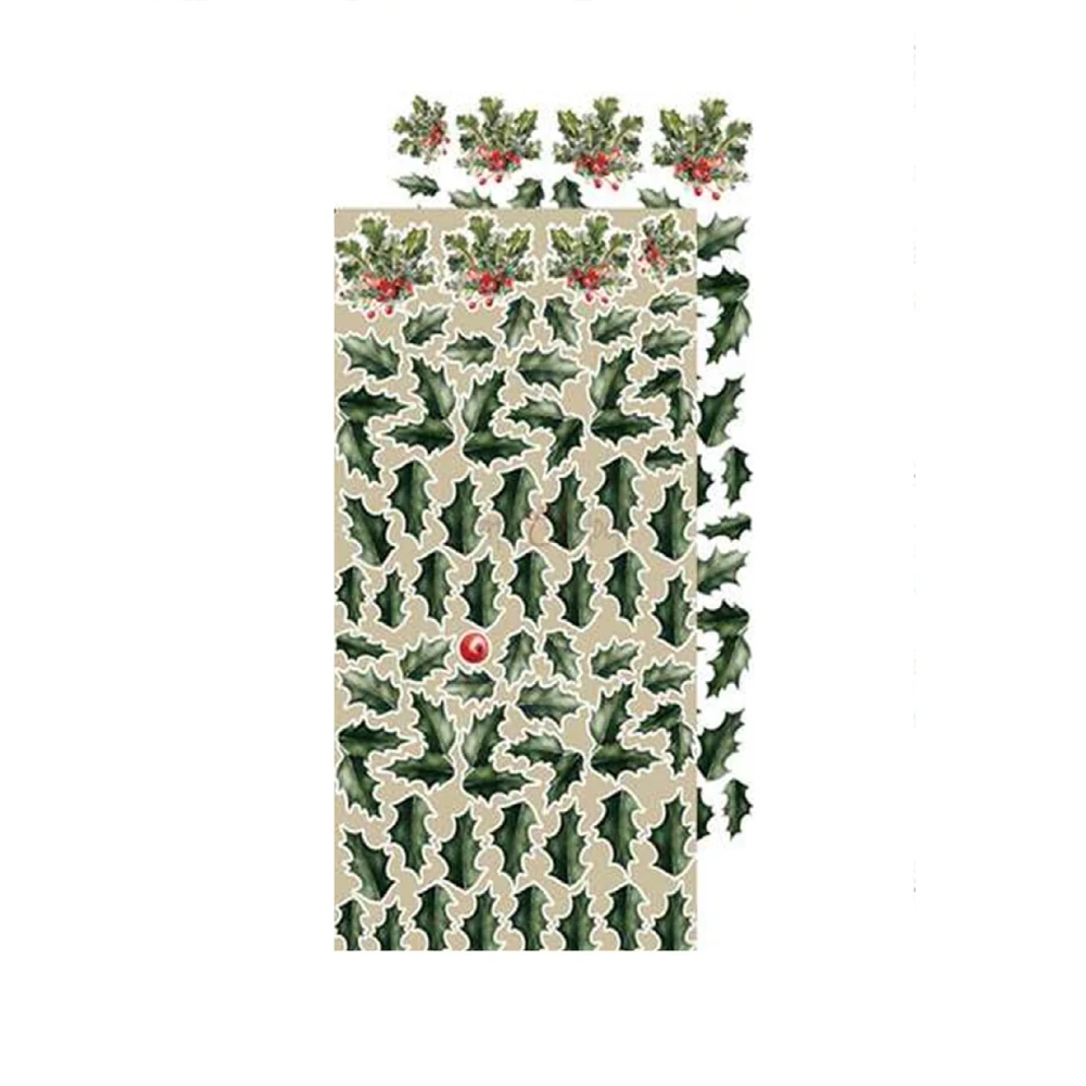 Craft O´ Clock Scrapbook papier - Christmas Treasure Flowers 6x12
