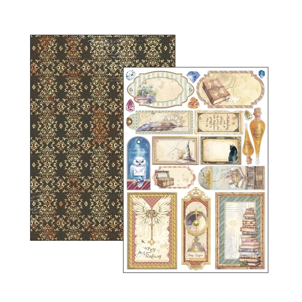 Ciao Bella Scrapbook papier Wizard Academy A4
