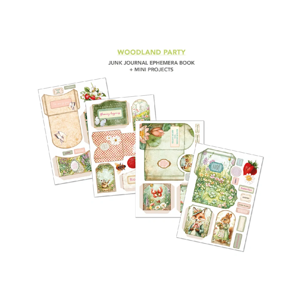 Ciao Bella – Woodland Party Junk Journal Ephemera Book