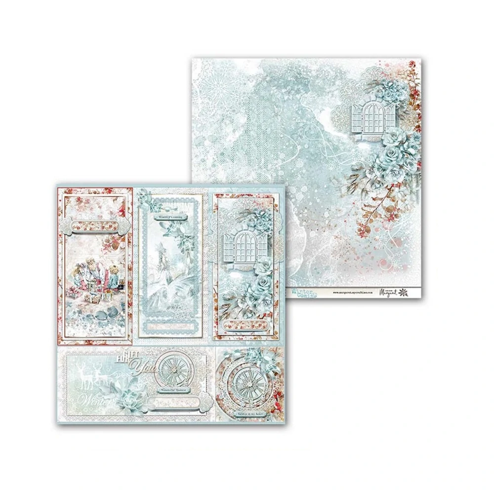 Margaret Scrapbook papier – Winter it's Coming  12x12
