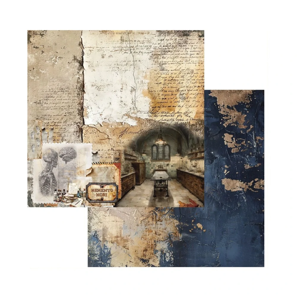 Alchemy of Art Scrapbook papier Behind Closed Doors 12x12