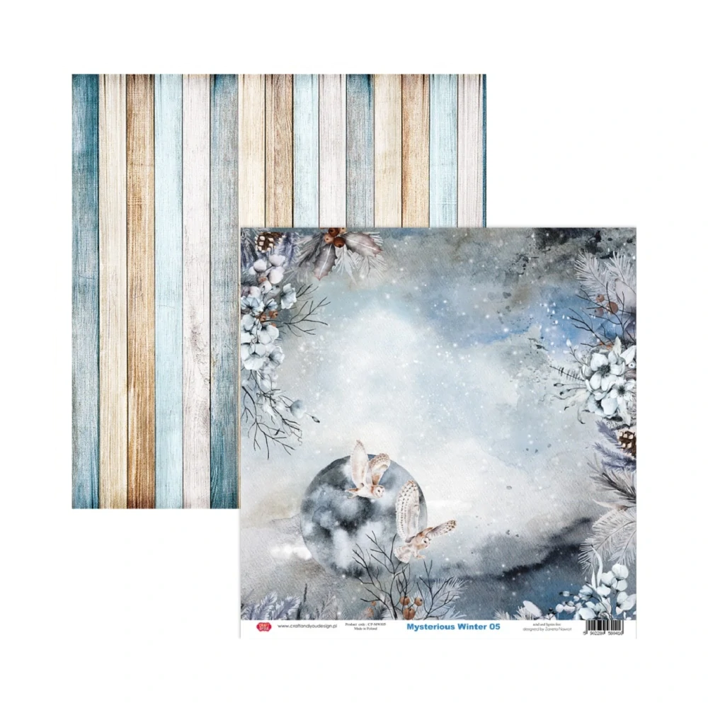 Craft & You Design Scrapbook papier Mysterious Winter 12x12