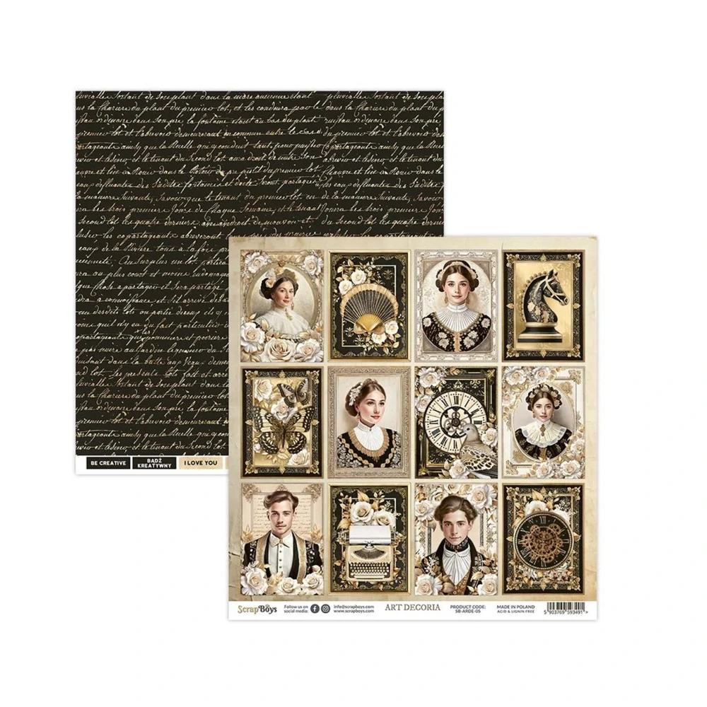 Scrapboys Scrapbook papier Art Decoria 12x12
