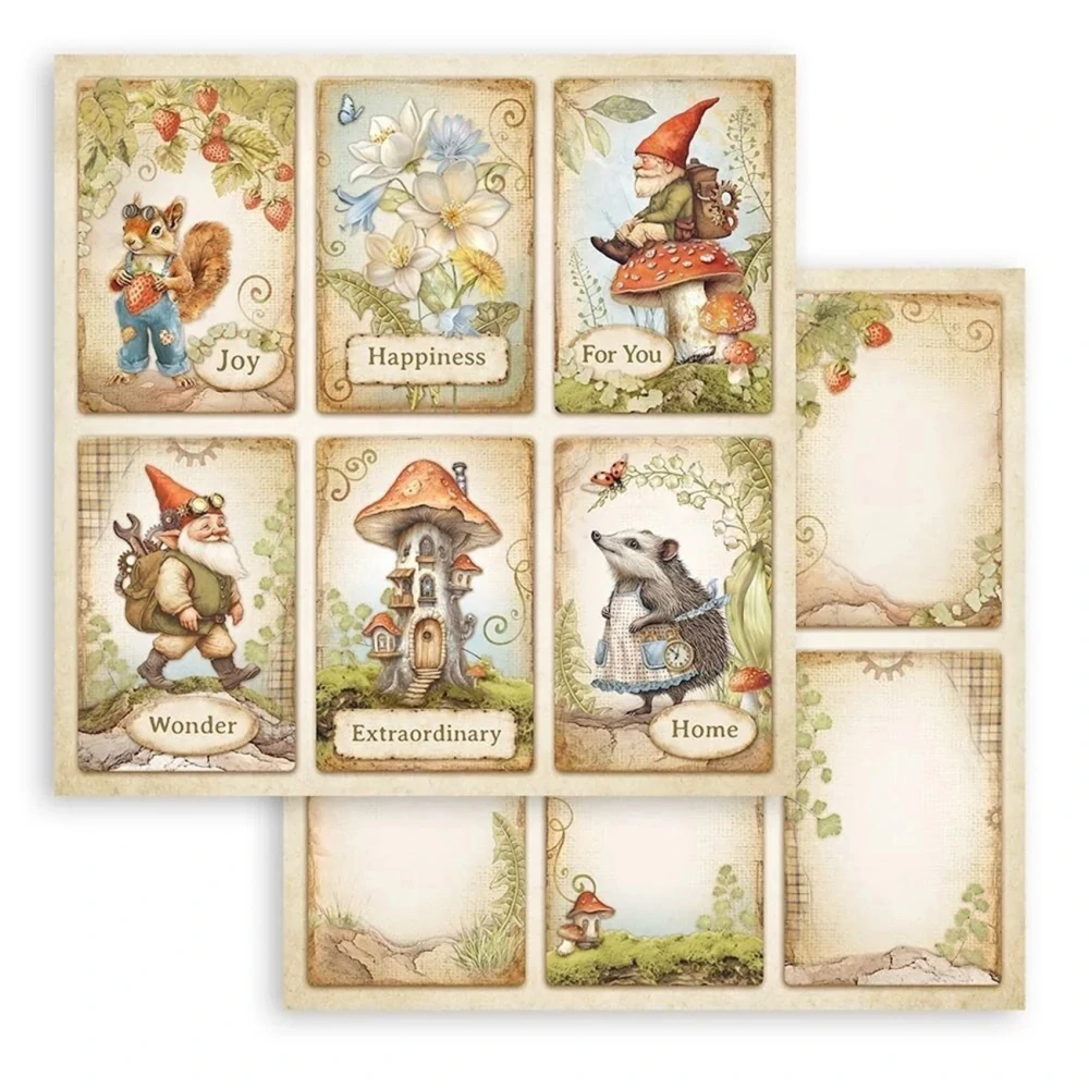 Stamperia Scrapbook papier – Hidden Grove 12x12
