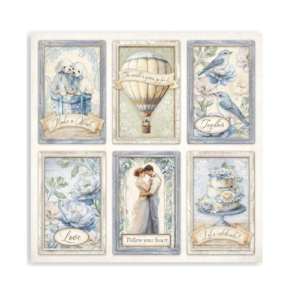 Stamperia Scrapbook papier – Timeless Maxi 8x8
