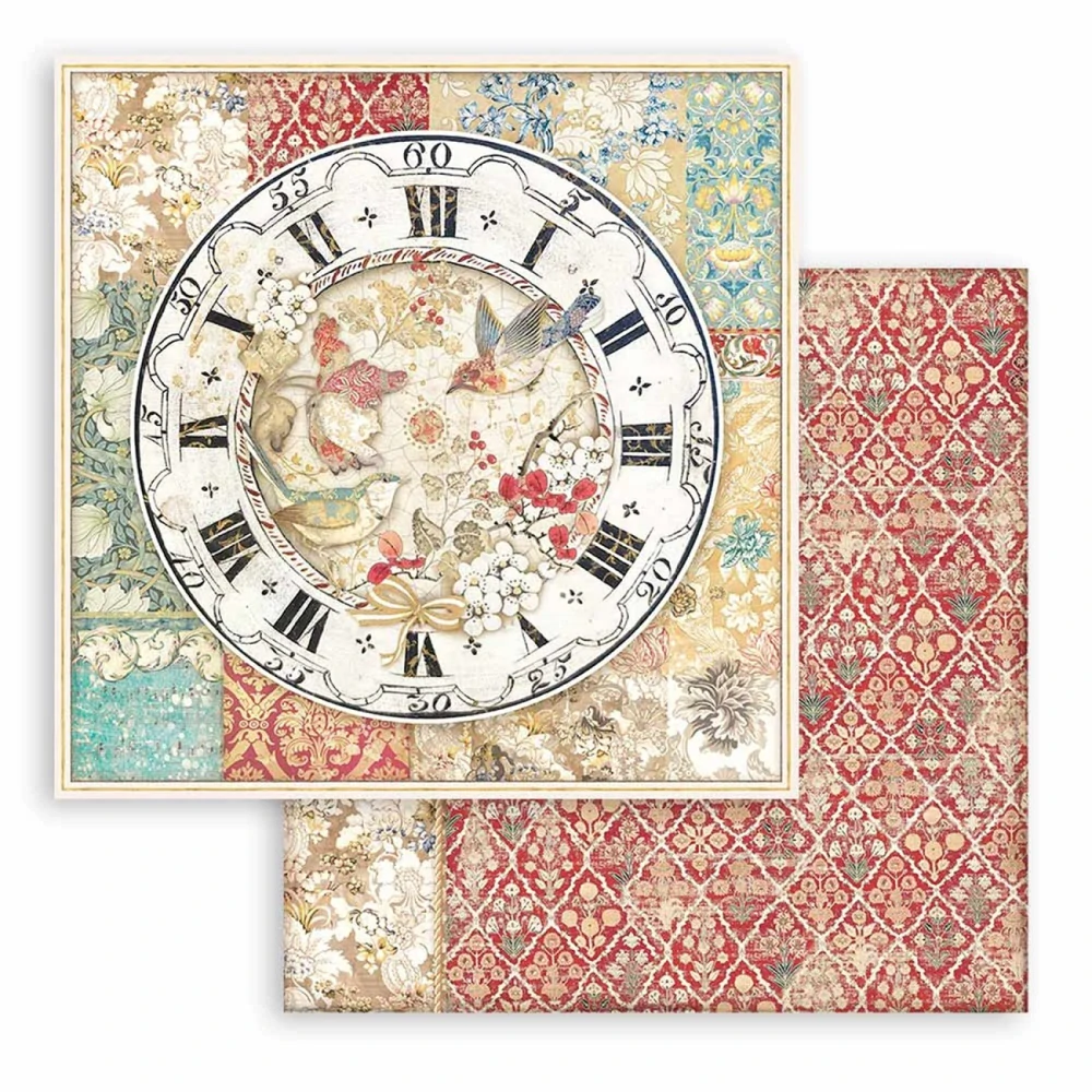 Stamperia Scrapbook papier – Christmas Greetings 12x12