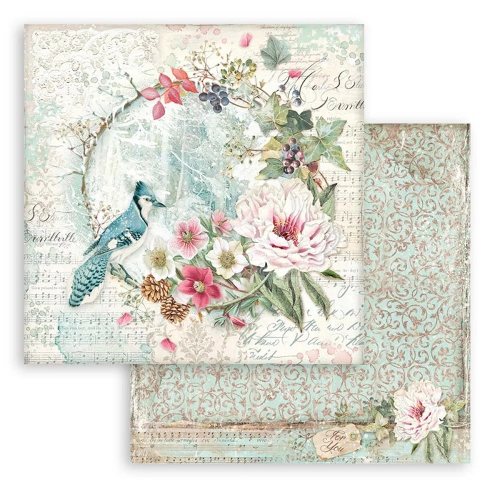 Stamperia Scrapbook papier – Sweet Winter 12x12