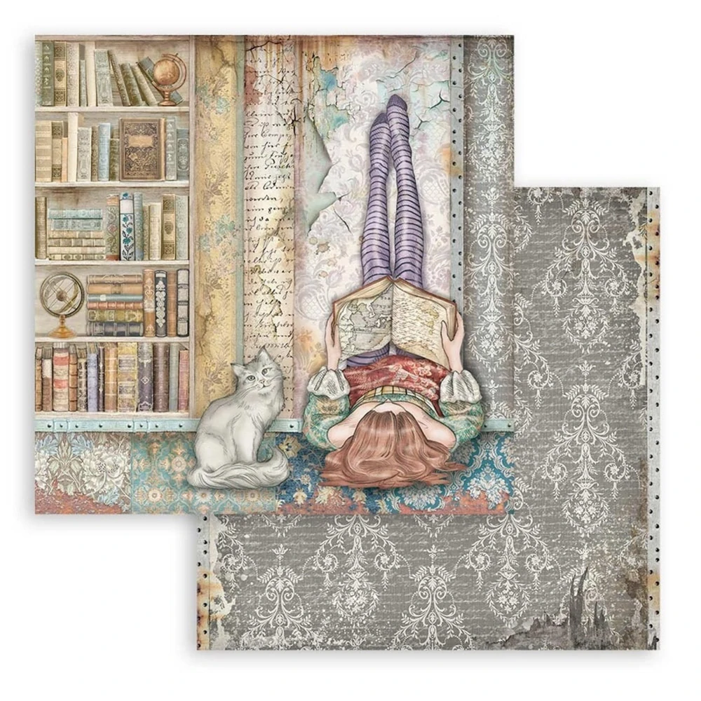 Stamperia Scrapbook papier – Lady Vagabond Lifestyle 12x12
