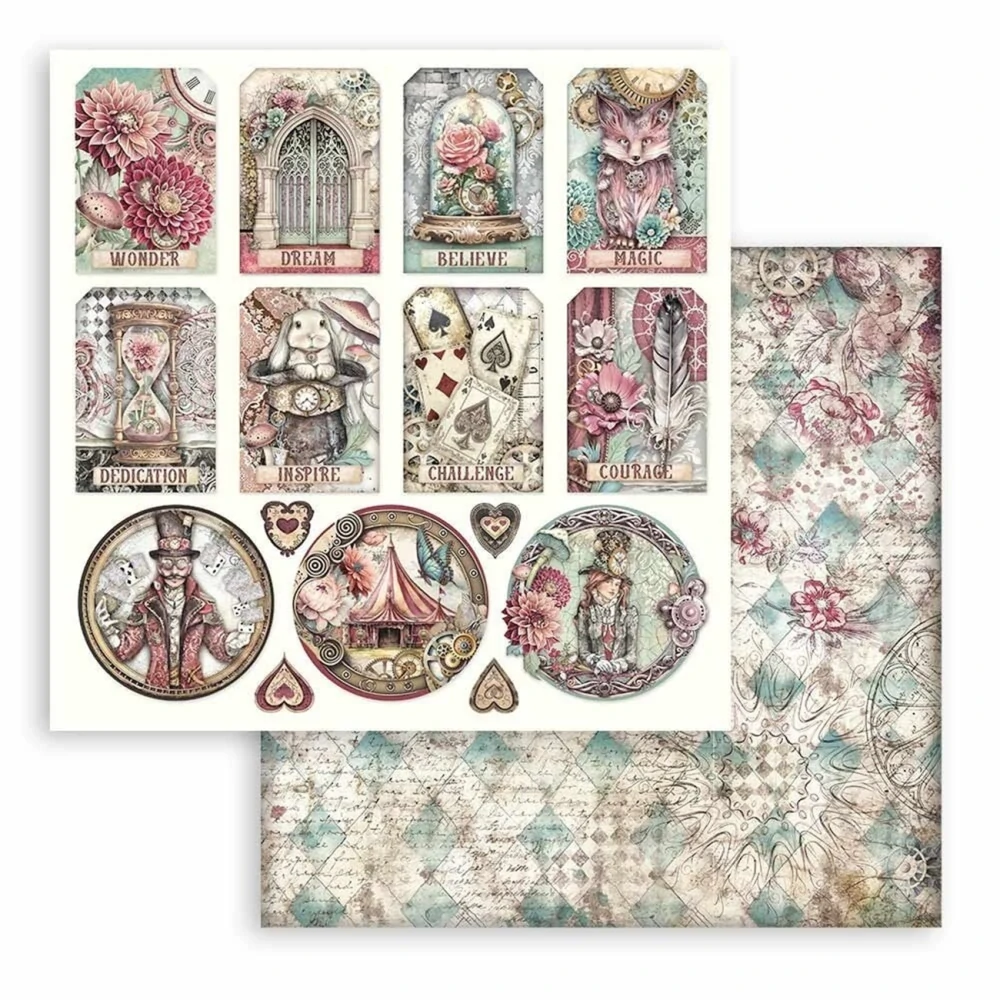 Stamperia Scrapbook papier – Master of Magic 12x12