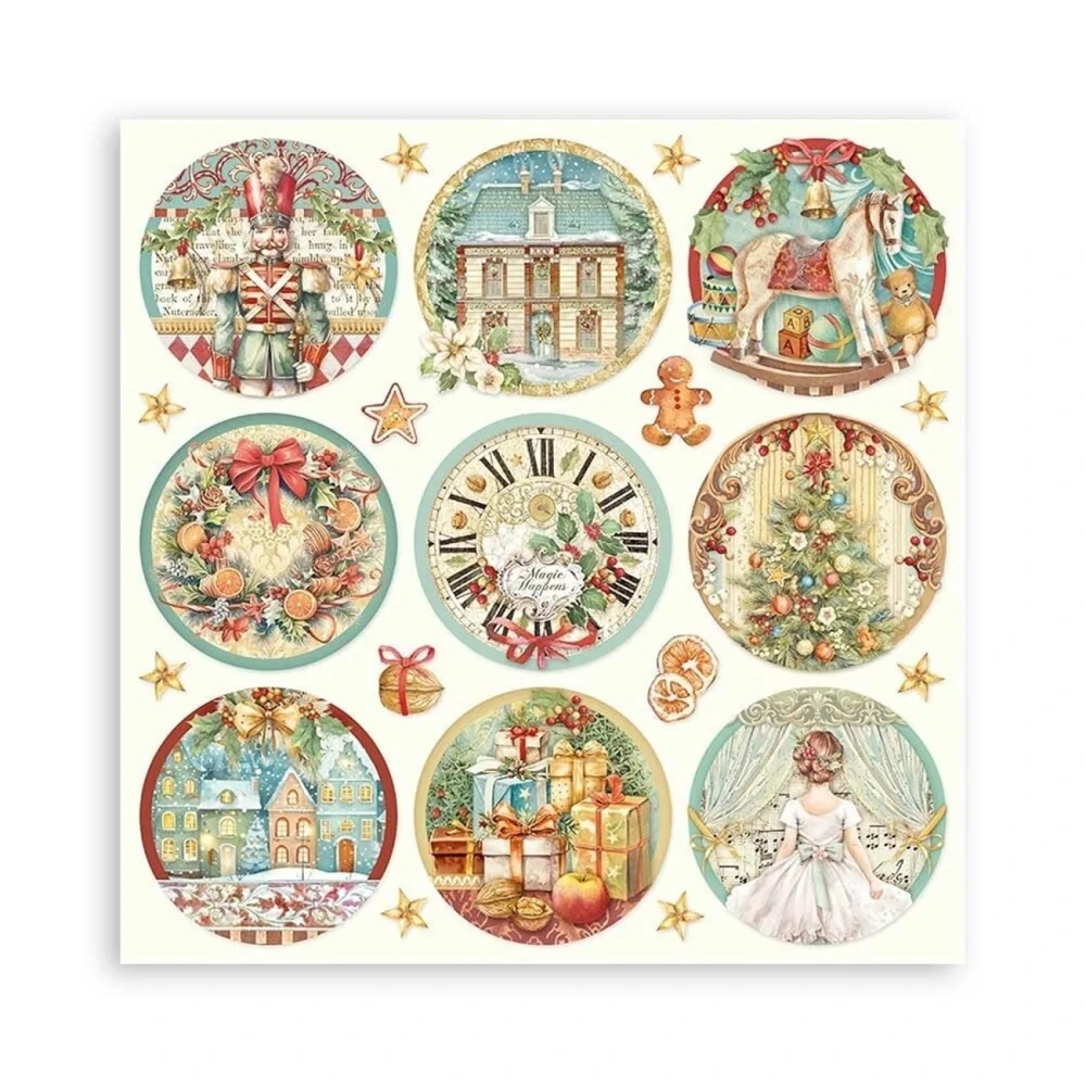 Stamperia Scrapbook papier – Nutcracker Maxi 12x12