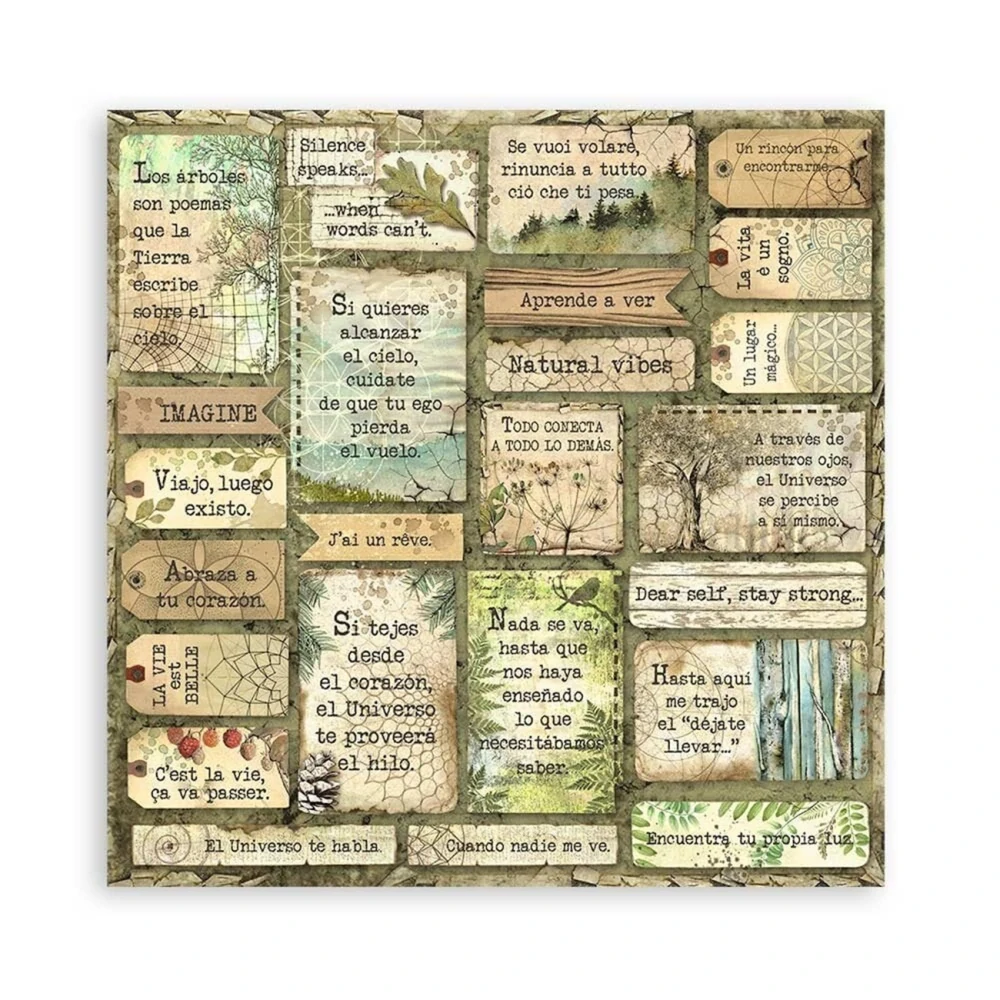 Stamperia Scrapbook papier – Forest Maxi 12x12