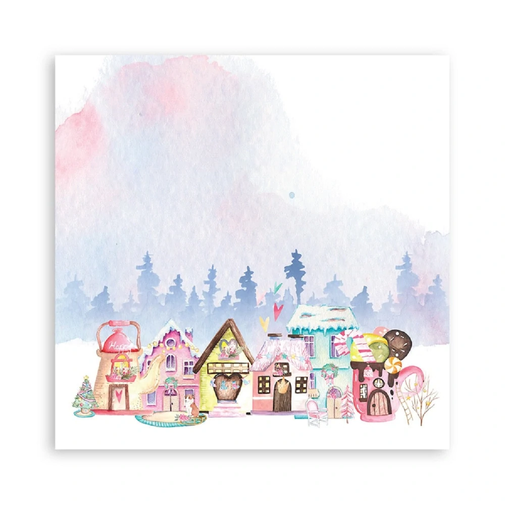 Stamperia Scrapbook papier – Christmas Rose Maxi 12x12
