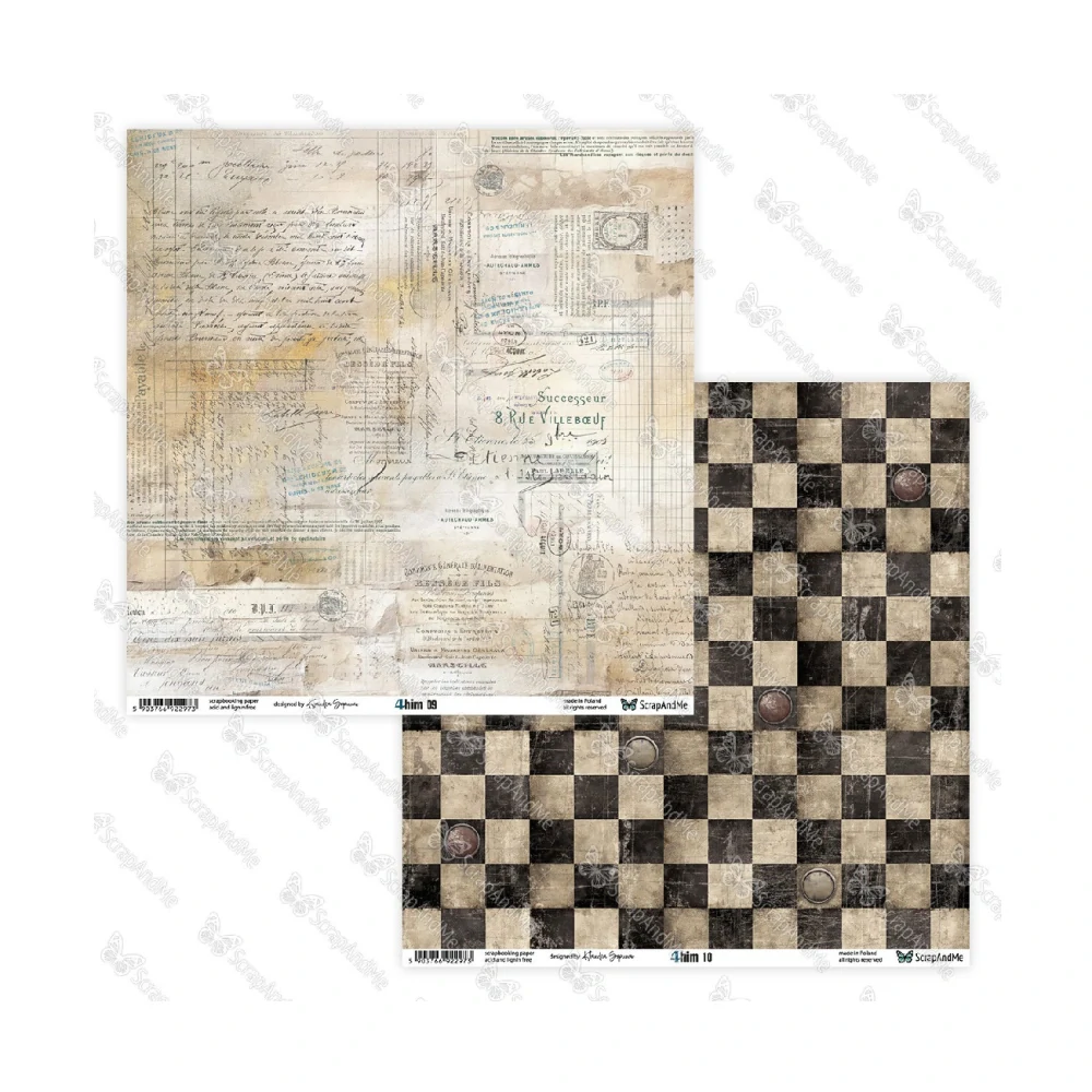 ScrapAndMe Scrapbook papier 4 him 12x12