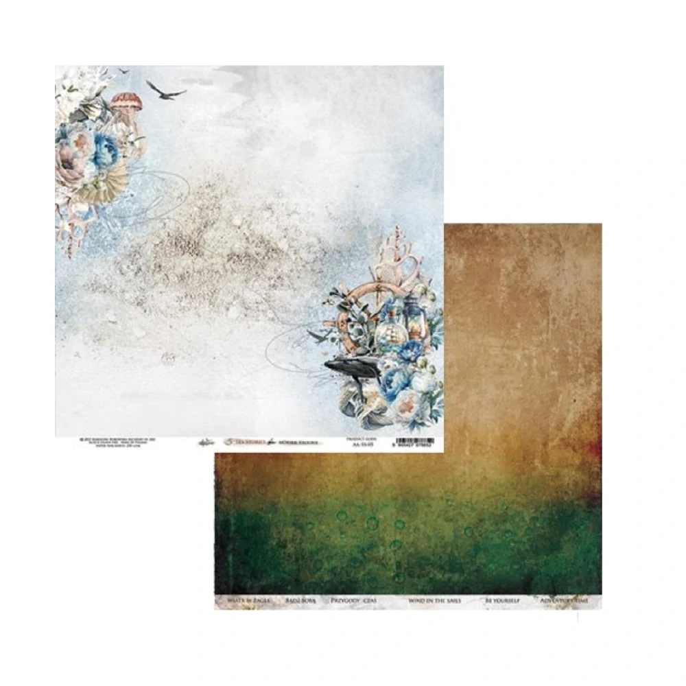 Alchemy of Art Scrapbook papier Sea Stories 12x12
