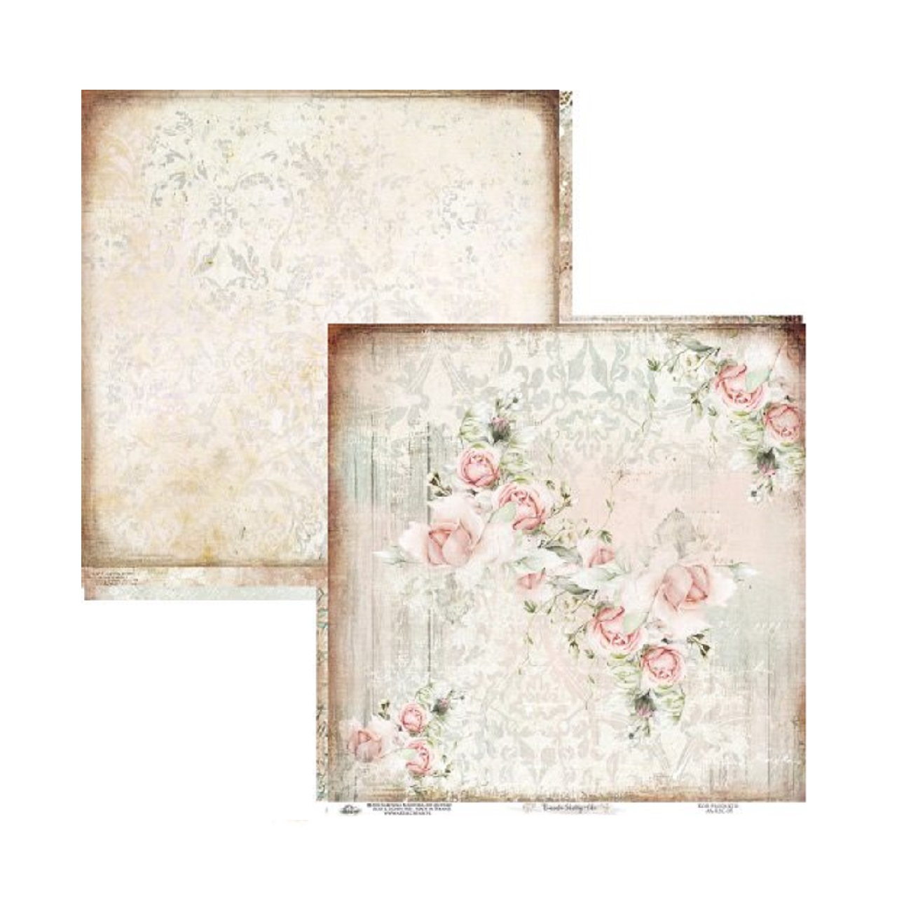 Alchemy of Art Scrapbook papier Romantic Shabby Chic 12x12