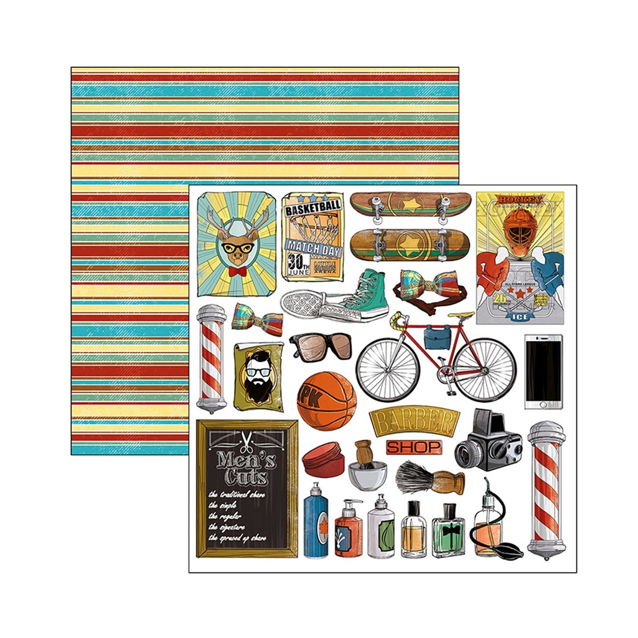 Ciao Bella Scrapbook papier Hipster 12x12