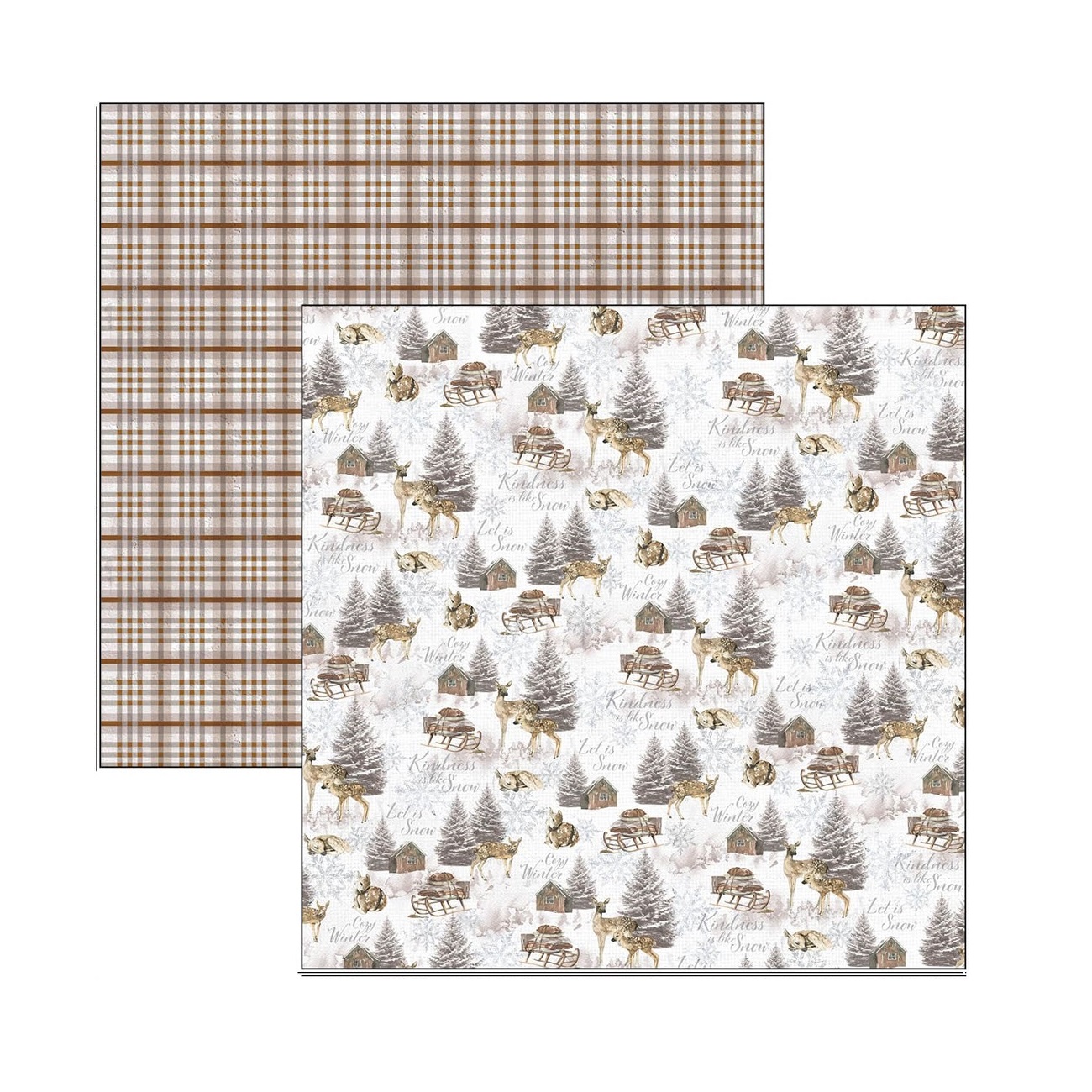 Ciao Bella Scrapbook papier Cozy Moments 12x12