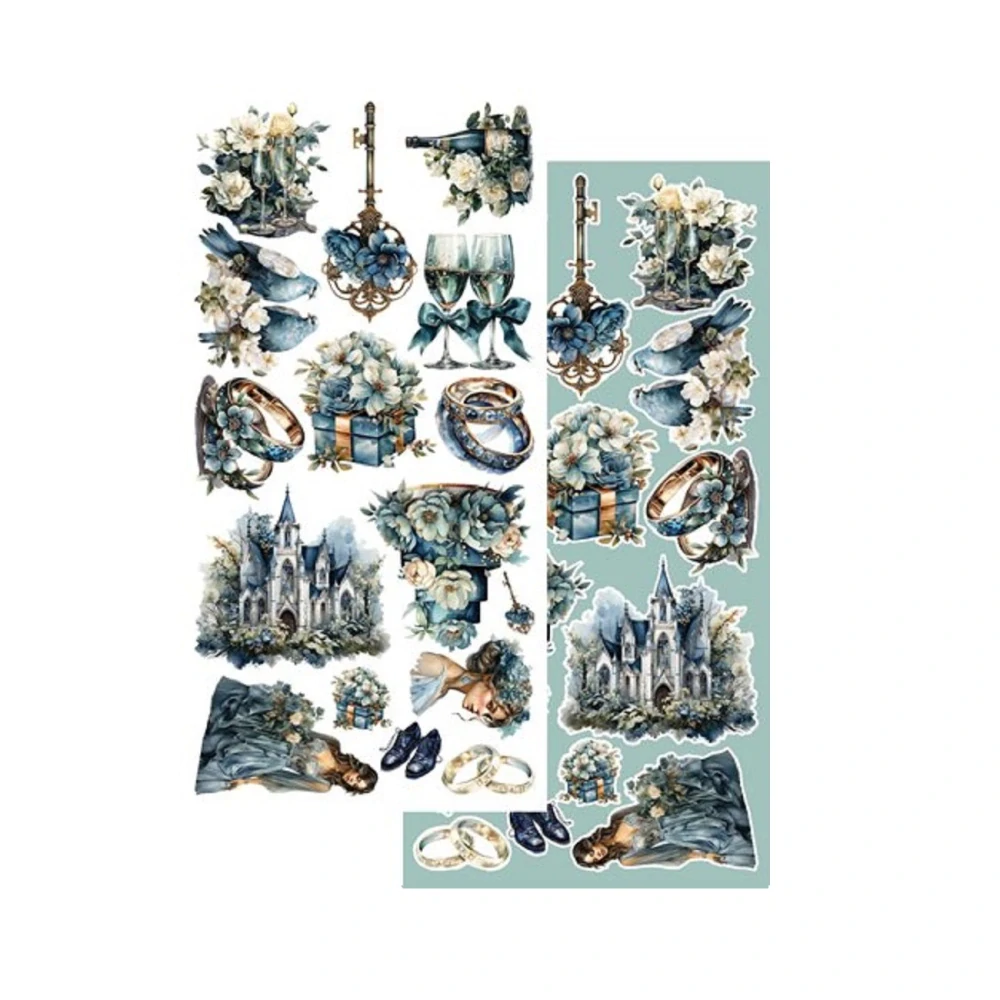 Alchemy of Art Scrapbook papier In Frosty Colors 6x12