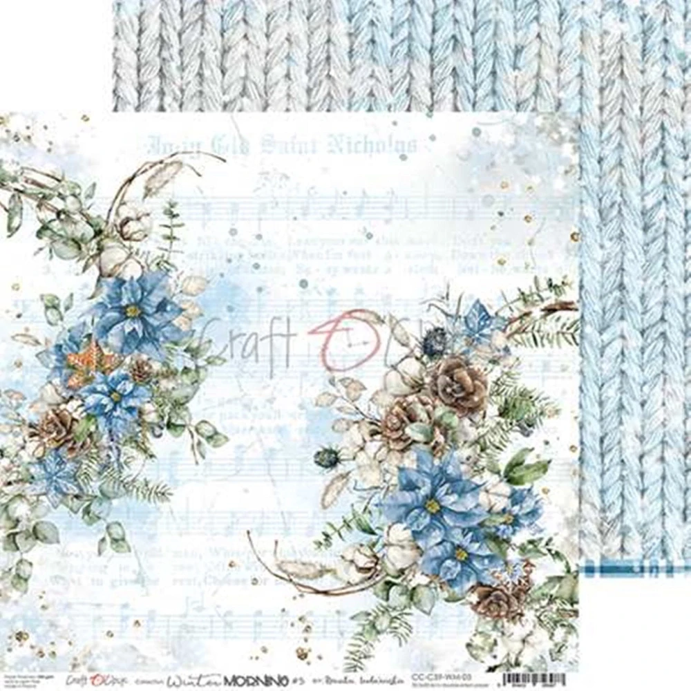 Craft O´ Clock Scrapbook papier - Winter Morning 8x8