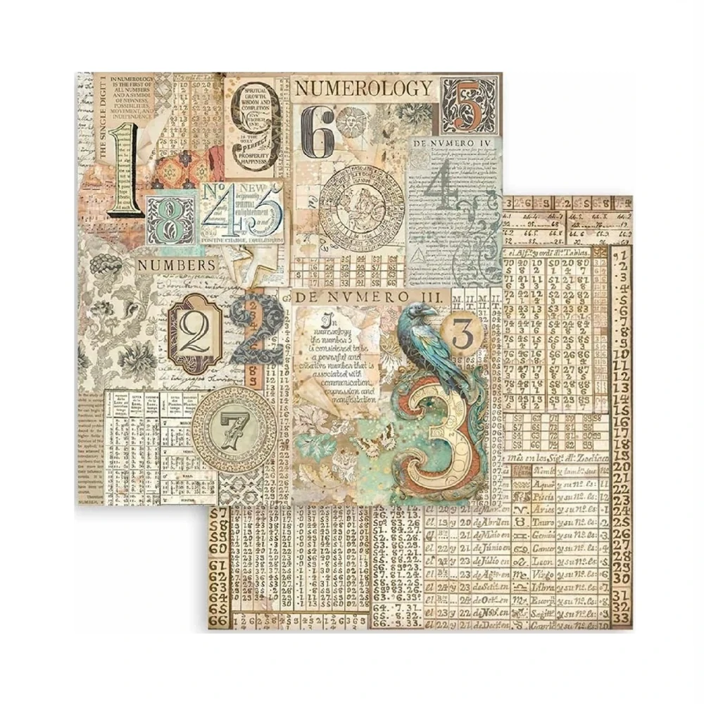 Stamperia Scrapbook papier – Fortune 8x8
