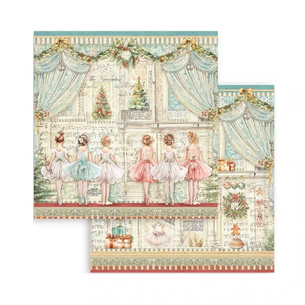 Stamperia Scrapbook papier – Nutcracker 8x8