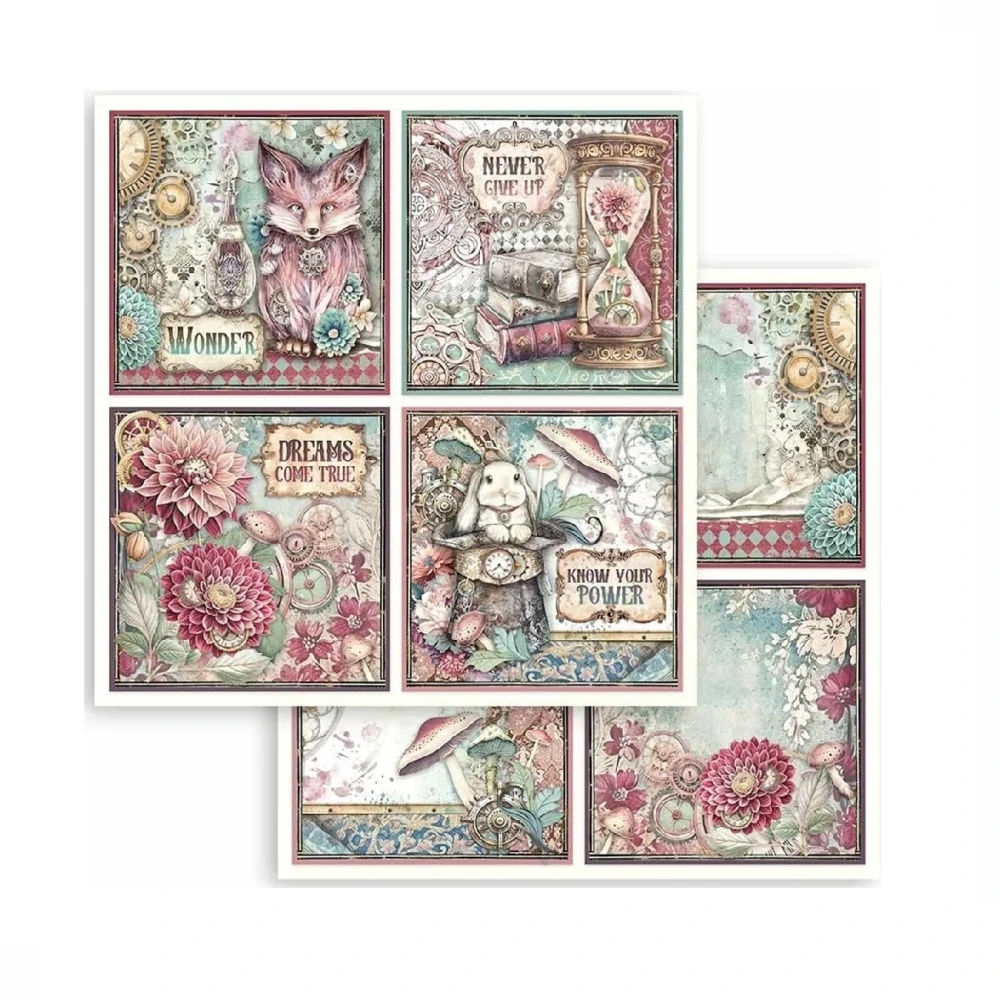 Stamperia Scrapbook papier – Master of Magic 8x8