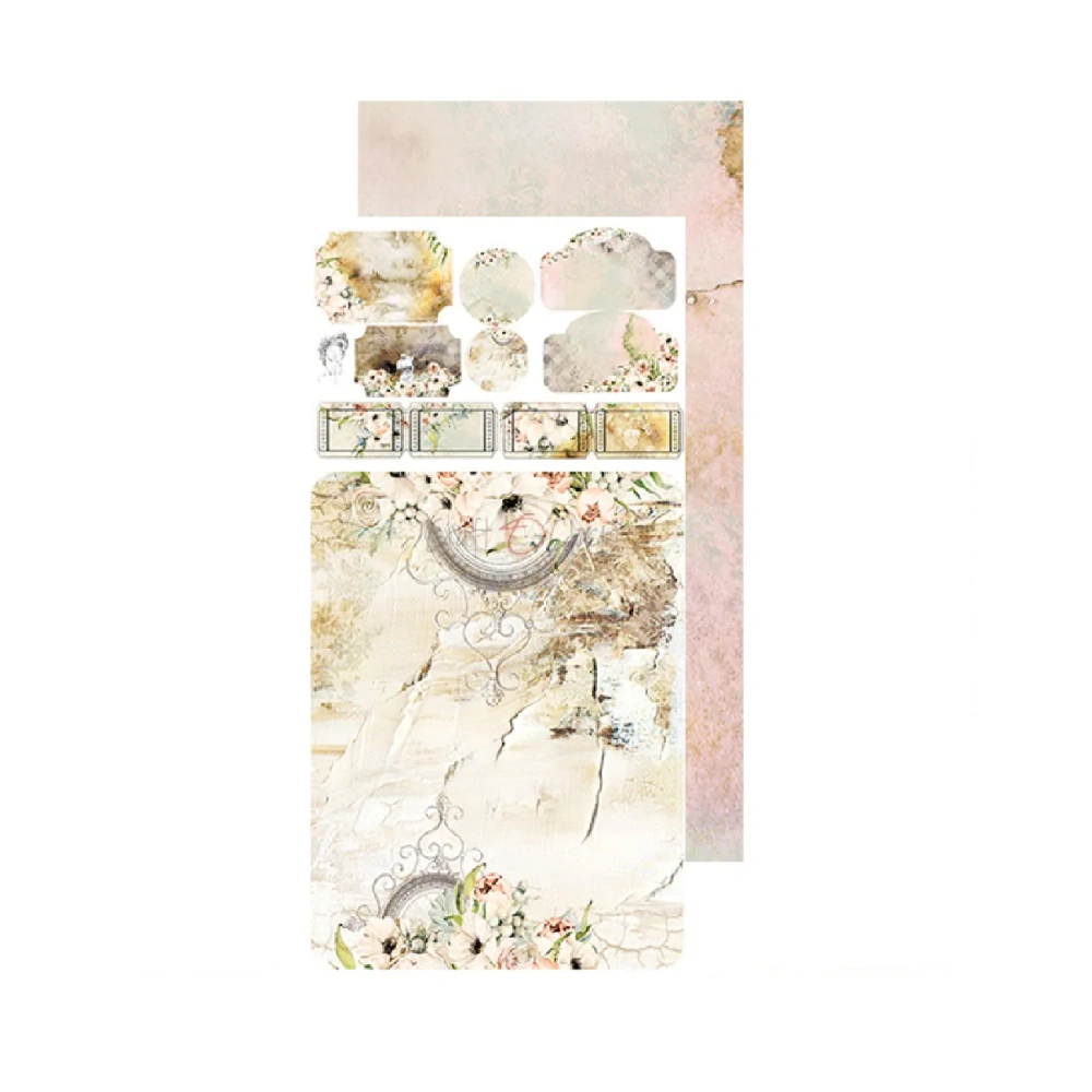 Craft O´ Clock Scrapbook papier - Blooming Retread  6x12