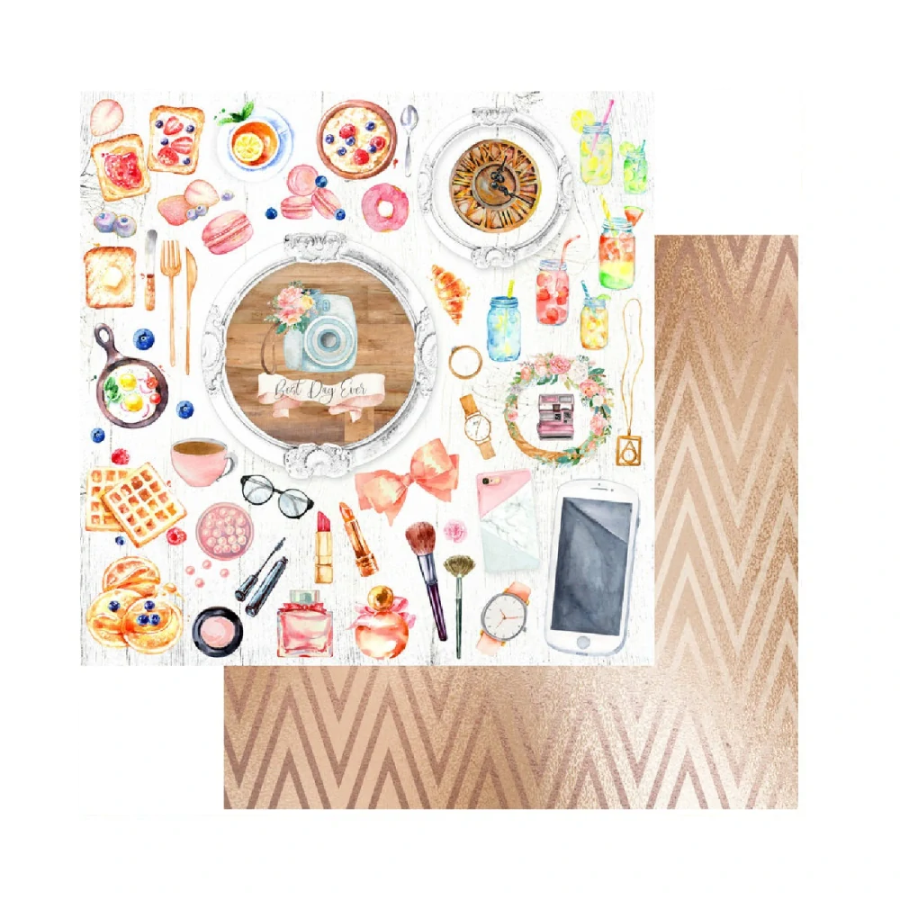 Memory Place Scrapbook papier Happy Place 6x6