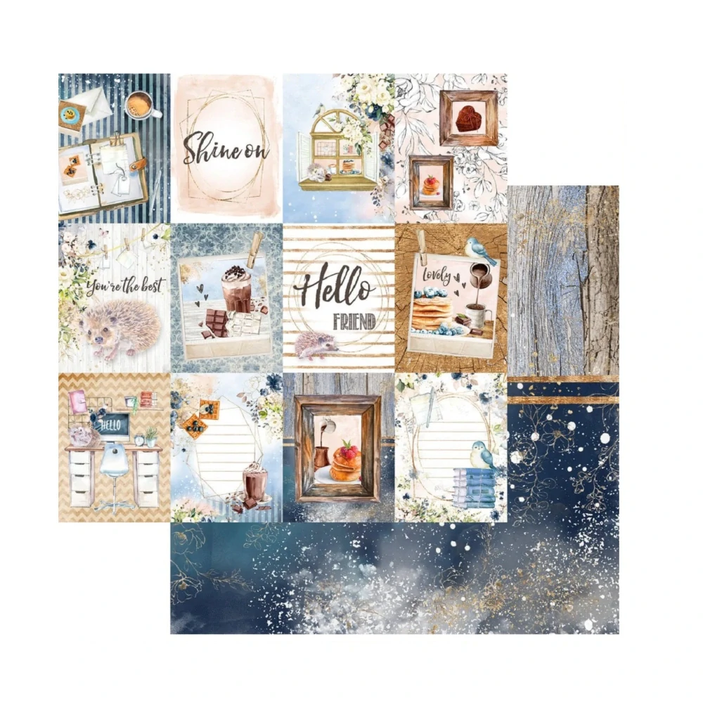 Memory Place Scrapbook papier Hello 12x12