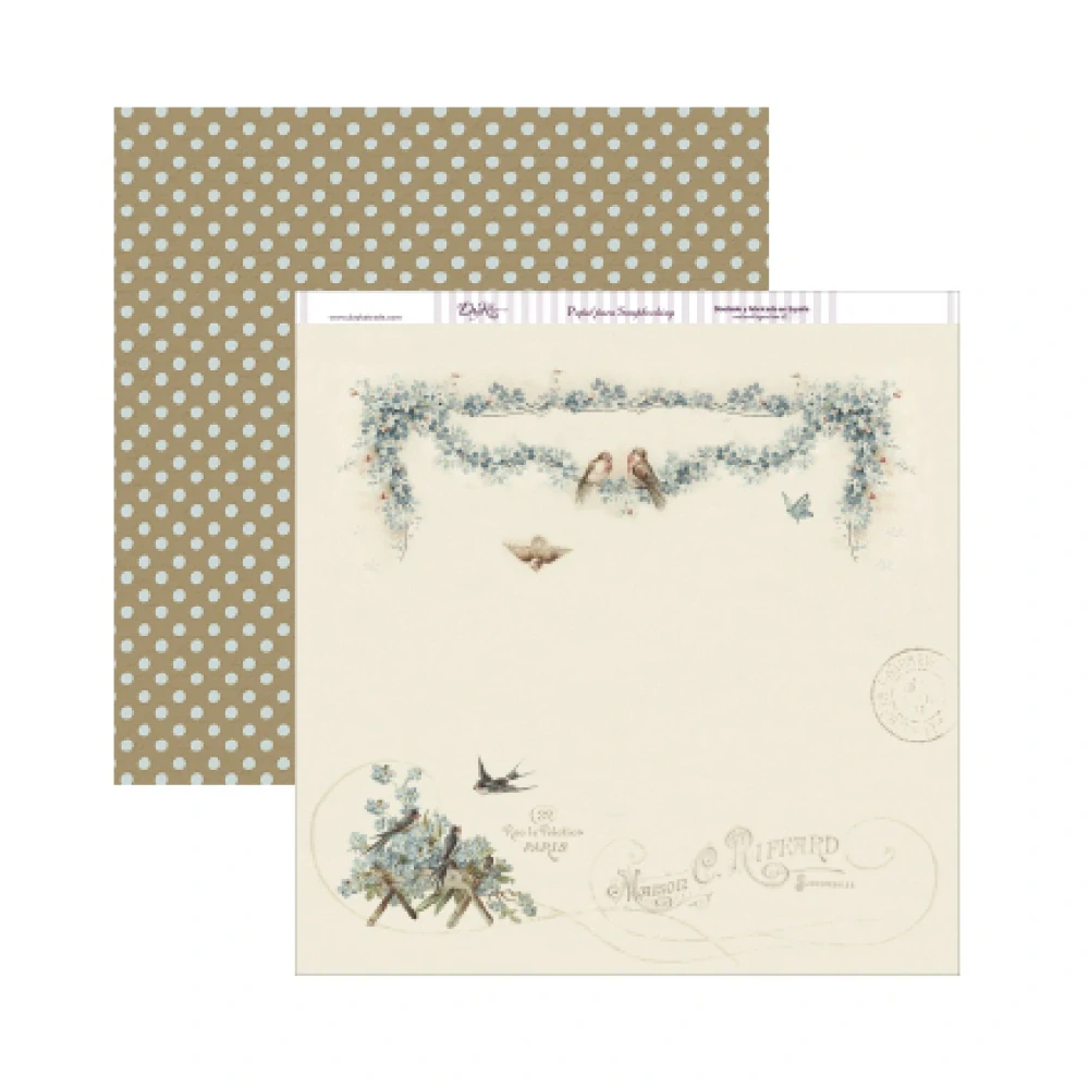 Dayka Scrapbook papier Flowers 12x12